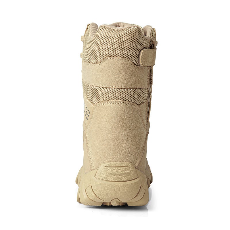 Large Size High-Top Military Boots Breathable Tactical Boots Outdoor Wear-Resistant Combat Boots Special Forces Hiking Training Boots - Image 4